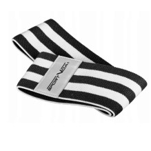 SportVida Fitness &amp; Crossfit Hip Band Rubber for buttock &amp; lower muscle 40*7,6cm Black