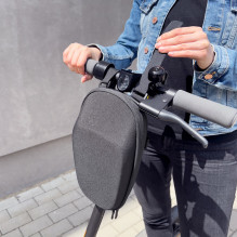 „Wozy 1S4LBK“ kieto apvalkalo vandeniui atsparus elektrinio ir standartinio paspirtuko / dviračio vairo užtrauktuko krep „Wozy 1S4LBK“ kieto apvalkalo vandeniui atsparus elektrinio ir standartinio paspirtuko / dviračio vairo užtrauktuko krep
