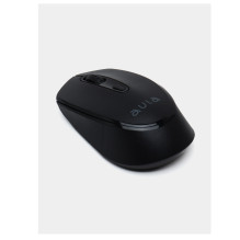 Aula AM205 2.4G wireless mouse with 4 keys (800-1600dpi) Black