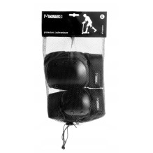 Movino Universal Kids Durable Protector set for elbows (20x12cm) and knees (20x13cm) size L Black Movino Universal Kids Durable Protector set for elbows (20x12cm) and knees (20x13cm) size L Black