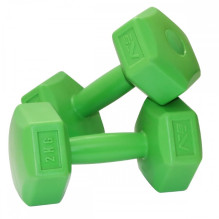 SportVida 2in1 GYM & Fitness Comfort Hexagonal Shape Dumbbell Set 2 * 2 KG Green SportVida 2in1 GYM & Fitness Comfort Hexagonal Shape Dumbbell Set 2 * 2 KG Green