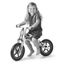 Woody Dipy Ergo+ Eco Wooden Balance Bike with adjustable seat (38x43cm) + Bag (3y+) Red