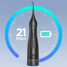 Riff RF-FW1 Wireless Portable IPX7 Irrigator 3-modes / 7 nozzles / 1400mAh / 5W / 300ml watertank Black Riff RF-FW1 Wireless Portable IPX7 Irrigator 3-modes / 7 nozzles / 1400mAh / 5W / 300ml watertank Black