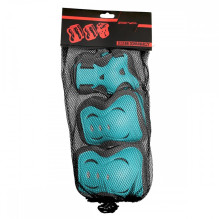SportVida Children Hard Shell Anatomic Safe Protectors for Elbow & Knees & Palms (size L) Turquoise SportVida Children Hard Shell Anatomic Safe Protectors for Elbow & Knees & Palms (size L) Turquoise