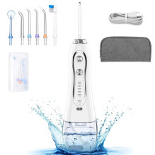 Riff RF-HF6 Portable Waterproof IPX7 Irrigator 3-modes / 7 nozzles / 1400mAh / 5W with bag Riff RF-HF6 Portable Waterproof IPX7 Irrigator 3-modes / 7 nozzles / 1400mAh / 5W with bag
