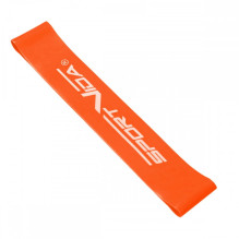 SportVida Fitness GYM Mini plėtimo guminė treniruočių juosta 600 * 50 * 1MM (10-15kg) oranžinė SportVida Fitness GYM Mini plėtimo guminė treniruočių juosta 600 * 50 * 1MM (10-15kg) oranžinė