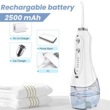 Riff RF-HF6 Portable Waterproof IPX7 Irrigator 3-modes / 7 nozzles / 1400mAh / 5W with bag Riff RF-HF6 Portable Waterproof IPX7 Irrigator 3-modes / 7 nozzles / 1400mAh / 5W with bag