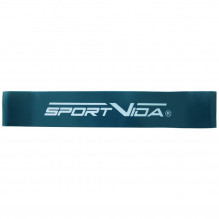 SportVida Fitness GYM Mini plėtimo guminė treniruočių juosta 600 * 50 * 1,4 mm (15-20 kg) mėlyna SportVida Fitness GYM Mini plėtimo guminė treniruočių juosta 600 * 50 * 1,4 mm (15-20 kg) mėlyna