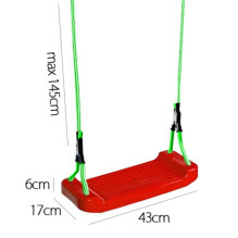 Vigo 2in1 lauko arba vidaus sūpynės su plastikine sėdyne 43x17cm vaikams (iki 50kg) Vigo 2in1 lauko arba vidaus sūpynės su plastikine sėdyne 43x17cm vaikams (iki 50kg)