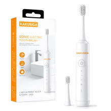 iKaku KSC-1541 LEDUO IPX7 Waterproof sonic electric toothbrush with timer / 500mAh White iKaku KSC-1541 LEDUO IPX7 Waterproof sonic electric toothbrush with timer / 500mAh White
