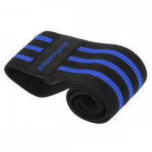 SportVida Fitness &amp; Crossfit High Resistance Band Fabric Rubber for buttock &amp; lower muscle 36*8cm Blue