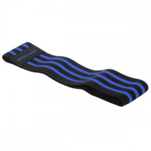 SportVida Fitness &amp; Crossfit High Resistance Band Fabric Rubber for buttock &amp; lower muscle 36*8cm Blue