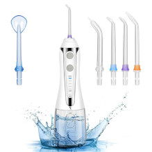 Riff HF2 IPX7 Wireless irrigator 300ml watertank / 5 tips / 5 modes White Riff HF2 IPX7 Wireless irrigator 300ml watertank / 5 tips / 5 modes White