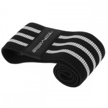 SportVida Fitness &amp; Crossfit High Resistance Band Fabric Rubber for buttock &amp; lower muscle 40*8cm Grey