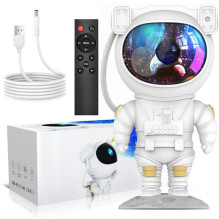 „Riff Star“ projektoriaus galaktikos naktinė lemputė - astronauto žvaigždėtą LED lempą su nuotolinio valdymo pultu / lai „Riff Star“ projektoriaus galaktikos naktinė lemputė - astronauto žvaigždėtą LED lempą su nuotolinio valdymo pultu / lai