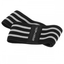 SportVida Fitness &amp; Crossfit High Resistance Band Fabric Rubber for buttock &amp; lower muscle 40*8cm Grey