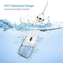 Riff HF2 IPX7 Wireless irrigator 300ml watertank / 5 tips / 5 modes White