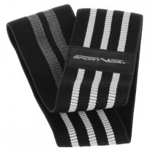 SportVida Fitness &amp; Crossfit High Resistance Band Fabric Rubber for buttock &amp; lower muscle 40*8cm Grey