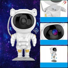 Riff Star Projector Galaxy Night Light - Astronaut Starry LED Lamp with Remote Control / Timing / 360°Rotation Magnetic 