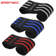 „SportVida Fitness Crossfit“ didelio pasipriešinimo juostų rinkinys iš audinių, guminių juostų (3 vnt.) 32-36-40 * 8 cm,