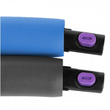 SportVida Foldable Foam surface Hula Hoop 90cm Ring 700gr Grey / Blue
