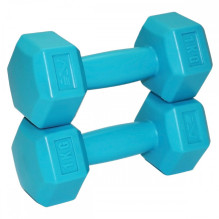 SportVida 2in1 GYM & Fitness Comfort Hexagonal Shape Dumbbell Set 2 * 1 KG Turquoise SportVida 2in1 GYM & Fitness Comfort Hexagonal Shape Dumbbell Set 2 * 1 KG Turquoise