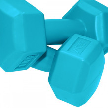 SportVida 2in1 GYM & Fitness Comfort Hexagonal Shape Dumbbell Set 2 * 1 KG Turquoise SportVida 2in1 GYM & Fitness Comfort Hexagonal Shape Dumbbell Set 2 * 1 KG Turquoise