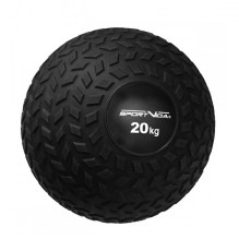 „SportVida“ 20 kg smūginis kamuolys (23 cm) su guminiu, patogiai pritvirtinamu paviršiumi, juodas, skirtas „CrossFit“ ir „SportVida“ 20 kg smūginis kamuolys (23 cm) su guminiu, patogiai pritvirtinamu paviršiumi, juodas, skirtas „CrossFit“ ir