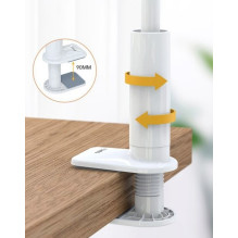 iKaku KSC-430 Universal Desktop Mobile Phone and Tablet Holder with Clip White iKaku KSC-430 Universal Desktop Mobile Phone and Tablet Holder with Clip White