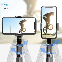 Riff GS09 One Axis Gimbal Stabilizer with integrated tripod & detachable remote control for phone (65-96mm) Black Riff GS09 One Axis Gimbal Stabilizer with integrated tripod & detachable remote control for phone (65-96mm) Black