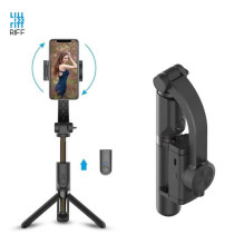 Riff GS09 One Axis Gimbal Stabilizer with integrated tripod & detachable remote control for phone (65-96mm) Black Riff GS09 One Axis Gimbal Stabilizer with integrated tripod & detachable remote control for phone (65-96mm) Black