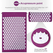 Riff MM01 Acupressure massage mat with cushion (73x44x2cm) Black Riff MM01 Acupressure massage mat with cushion (73x44x2cm) Black