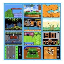 Riff Retro Mini Sup 400 Games Video Game Console RED Riff Retro Mini Sup 400 Games Video Game Console RED