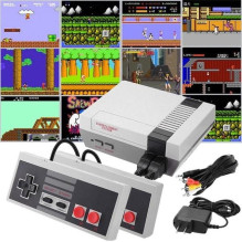 Riff AV620 Retro TV AV Analog Game Console with Dual Controllers with 620 Built-In Games