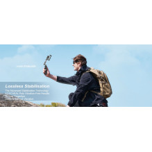 Riff Q18 Universal Smart tracking desctop tripod Gimbal Stabilizer with 1-Axe with BT4.2 / 360° rot. Black