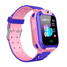 Riff Q12 See Me Wi-Fi / Sim GPS Tracking Kids Watch with Voice Call &amp; Chat Camera Pink