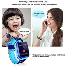 Riff Q12 See Me Wi-Fi / Sim GPS Tracking Kids Watch with Voice Call &amp; Chat Camera Pink