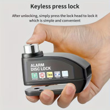 Riff LOCK07 Universal Alarm disc brake lock Bicycles / E-Scooters / Tricycles / Strollers Black Riff LOCK07 Universal Alarm disc brake lock Bicycles / E-Scooters / Tricycles / Strollers Black