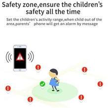 Riff Q12 See Me Wi-Fi / Sim GPS Tracking Kids Watch with Voice Call &amp; Chat Camera Pink