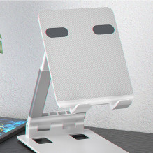 Dudao F10XS Smartphone & Tablet PC (4.72 to 12.9'' max) Foldable Table Stand Stand Holder White Dudao F10XS Smartphone & Tablet PC (4.72 to 12.9'' max) Foldable Table Stand Stand Holder White