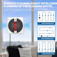 Riff RF-SQU601 SQUARE Window Vacuum Cleaning robot 72W 100-240V 3-modes / 2 nozzles