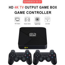Riff GAMEBOX B-01 Game Console Mini TV Box with 30000 Games 64 Gb Black