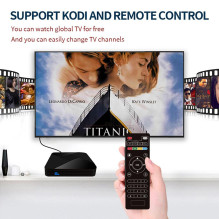 Riff GAMEBOX B-01 Game Console Mini TV Box with 30000 Games 64 Gb Black