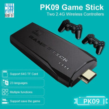 RIFF PK-09 Lite HDMI Retro Mini 4K žaidimų konsolė Linux 4100 vaizdo grotuvas žaidimų konsolė su belaidžiais valdikliais