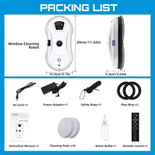 Riff RF-VAC625 langų dulkių siurblys robotas 90W 100-240V 3 režimai / su purškimu