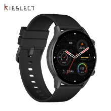 „Kieslect Kr“ išmanusis laikrodis su fintess / sekikliu / širdies ritmo ir Sp02 monitoriumi 1,32 colio AMOLED / juodas