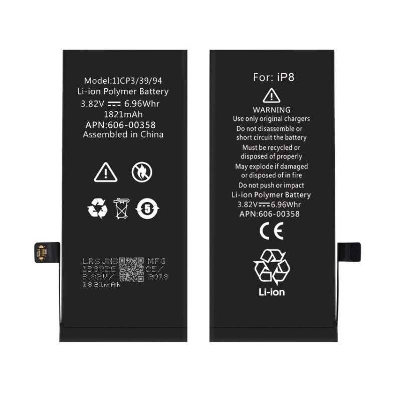 Riff 616-00357 Analog Battery for Apple iPhone 8 Li-Ion 1821mAh