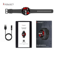 Kieslect Kr Calling Smart Watch with fintess / tracker / Hear rate &amp; Sp02 monitor 1.32'' Amoled / Black