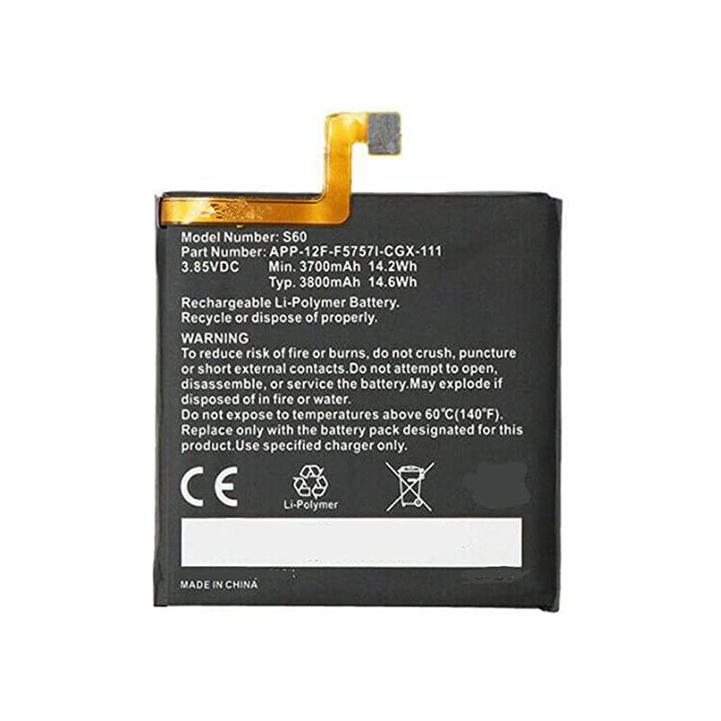Riff APP-12F-F57571-CGX-111 Analog Battery for Caterpillar CAT S60 Li-Ion 3500 mAh 3.85 VDC