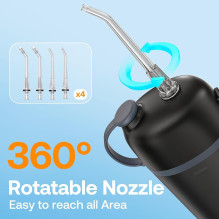 Bitvae P1 Compact Irrigator 3 modes / 4 nozzles Black Bitvae P1 Compact Irrigator 3 modes / 4 nozzles Black